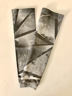 Par de Pantorrilleras de Compresion Stylo Sublimada Unisex Gris o Azul - FotoRun Shop