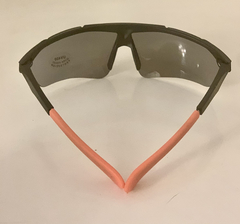 Lentes color Negro con vivo Naranja UV400 protection Unisex Bicicleta Running Casual Deportes Aire Libre Modelo Sidney - FotoRun Shop