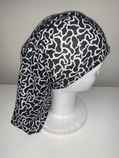 Cuello Multifuncion Tipo Buff SIN COSTURA negro y blanco UNISEX - FotoRun Shop