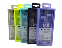 Auriculares Extra Bass Elmcoei con microfono manos libres - FotoRun Shop