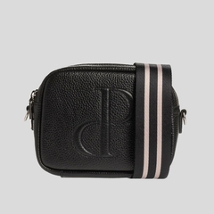 Bandolera cuero negra Prüne - comprar online