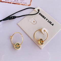 Argollas Bimba y lola con logo