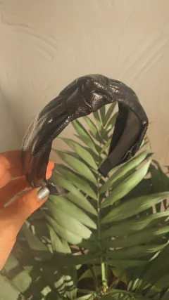 Cintillo negro metalizado - comprar online