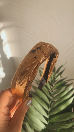 Cintillo bronce metalizado