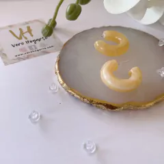 Argollas acrílicas crema en internet