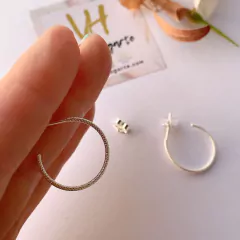 Argollas de plata 925 - comprar online