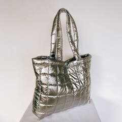 Tote rectangular metálico - comprar online