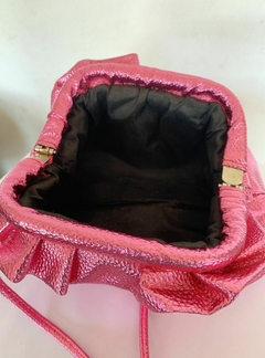 Bolso fucsia metalizado - tienda online