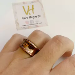 Anillo efecto metálico - Vero Hogarte