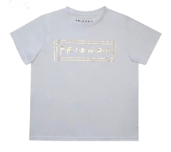 Polera Friends talla M letras doradas