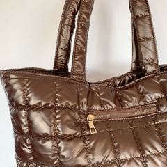 Tote rectangular chocolate - comprar online
