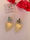 Aros ojo dorado