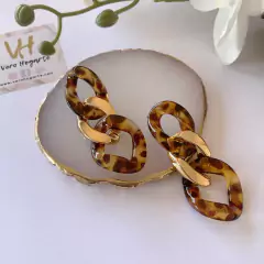 Aro diseño cadena efecto “CAREY” - comprar online