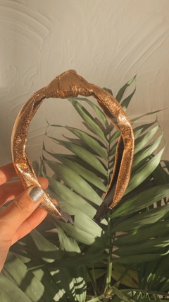Cintillo bronce metalizado - comprar online
