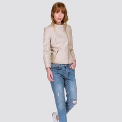 Biker efecto cuero Beige (XL) en internet