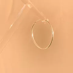 Argollas redondas plata - tienda online