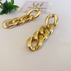 Aro acrílico dorado liviano