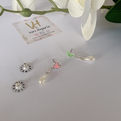 Aros Bimba & Lola corazón y luna