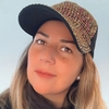 Gorra brillo destellos dorados