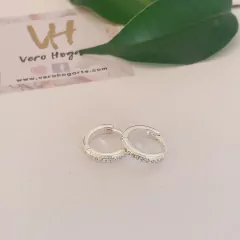 Argollas con micro circón en internet