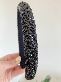 Cintillo piedras negras - comprar online