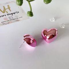 Corazones rosados