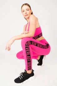 Legging long back up Talla M Fucsia - Vero Hogarte