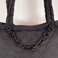 Tote Negro con cadena - comprar online