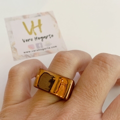 Anillo efecto metálico - tienda online