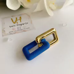Aro dorado con azul eléctrico mate en internet
