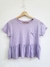 Imagen de Remera Susi bolsillo y volado abajo (algodon)