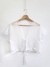 Saquito Naomi nudo frontal y encaje (saten) - comprar online