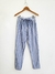 Pantalón rayado (lino) - comprar online