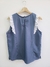 Blusa Alma cuello babero (rayon denim) - comprar online