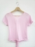 Remera Aria doble moño atrás (algodon)