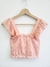 Top Bloom con tiras voladito (poplin)