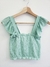 Top Bloom con tiras voladito (poplin) - comprar online