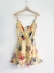Vestido Serena estampado y cruzado adelante (fibrana) - comprar online
