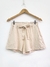 Short Mara bolsillo y nudo (simil lino)