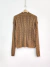 Sweater Polo media polera trenzas (acrilico)
