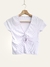 Remera Hailey con nudo para atar (morley) en internet