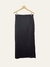 Pollera larga Gala con elastico en cintura y tajo al costado (microfibra stretch) - comprar online
