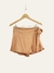 Skort Roma con nudo para atar (simil lino) - comprar online