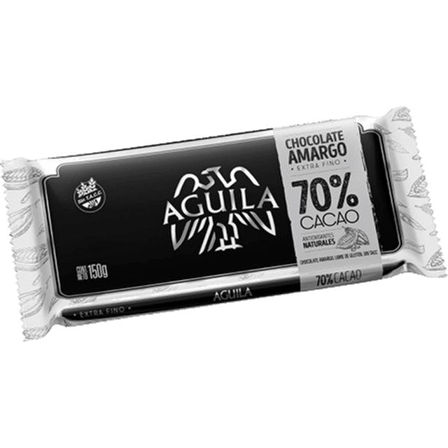 Tableta chocolate Aguila 60% y 70% Cacao
