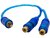 RCA Y DERIVADOR 1M A 2H BLAULINE