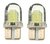 LED T10 BLANCO GEL (EL PAR)
