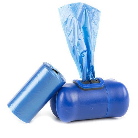 Hueso dispenser de bolsas para heces