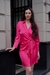 vestido cruzado pink - comprar online