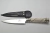Cuchillo con cabo en Ciervo Pulido con Alambre Galloneado (Cod: L20/6)