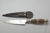 Cuchillo con cabo en Madera Especial redondo con 3 virolas de Alpaca (Cod: L11/6)